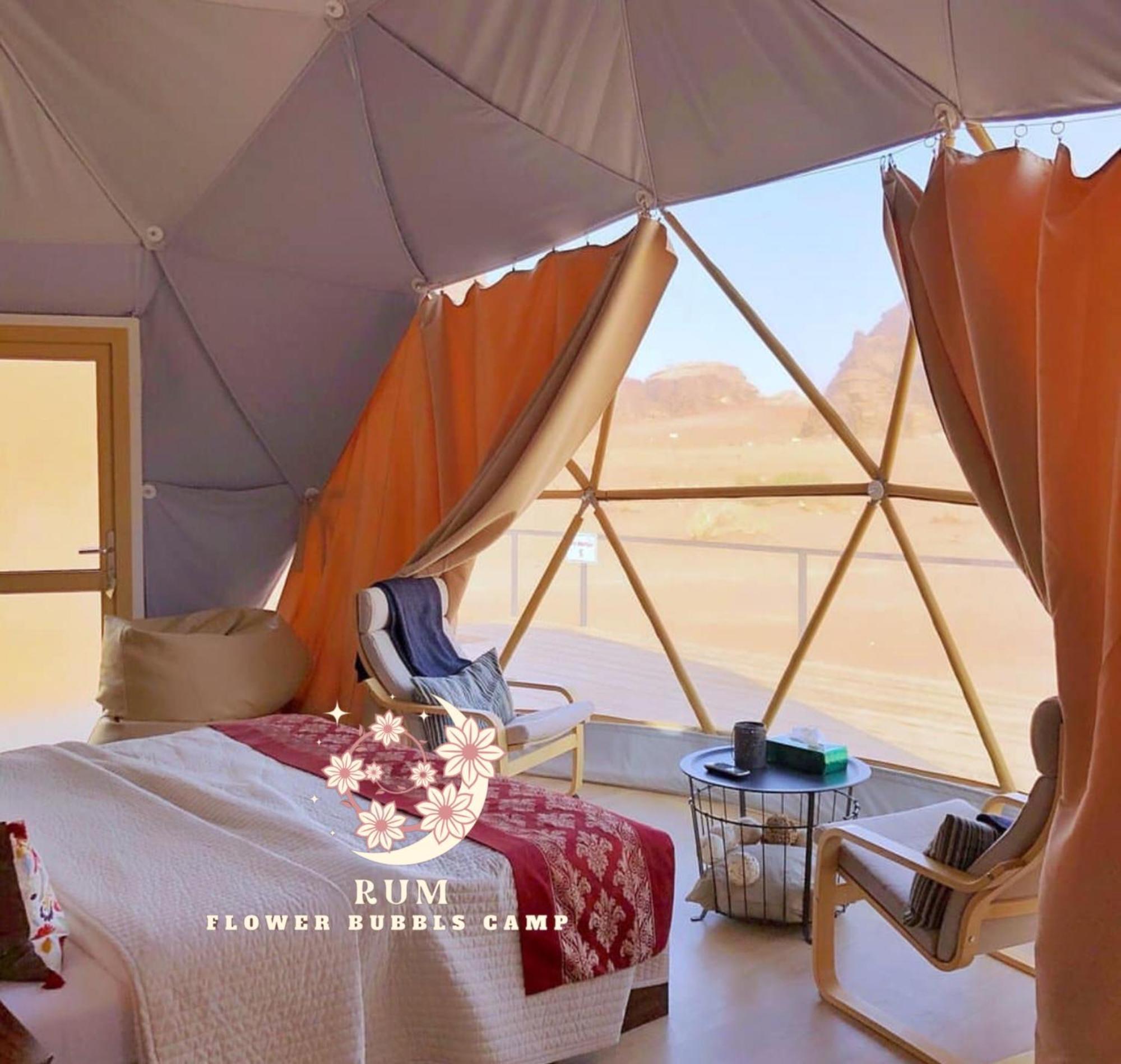 Rum Flower Bubbles Luxury Camp Вади-Рам Экстерьер фото