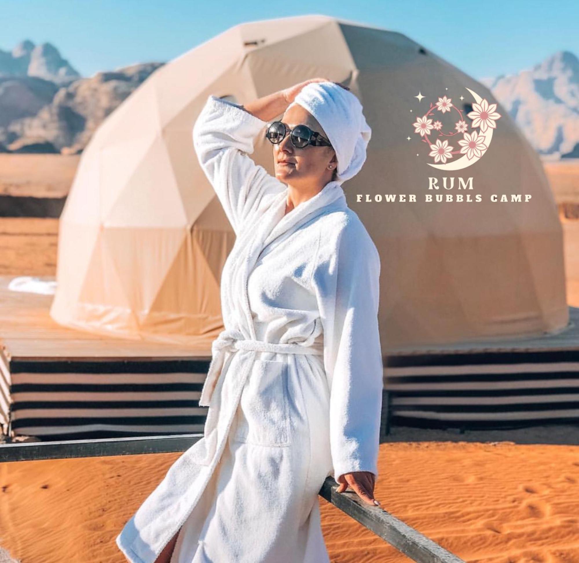 Rum Flower Bubbles Luxury Camp Вади-Рам Экстерьер фото